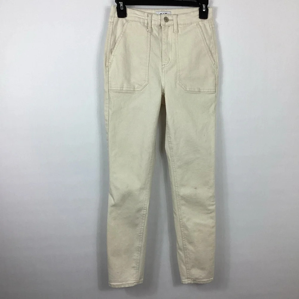 OAT New York High Rise Skinny Ankle Jeans Size 27